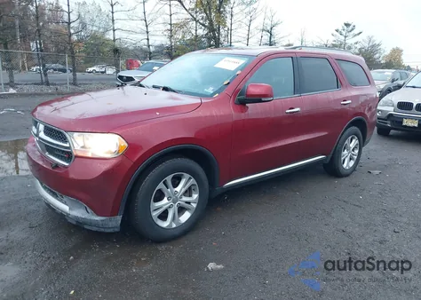 2013 Dodge Durango Crew из США, поврежденный, VIN 1C4RDJDG8DC676368